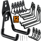 HUPBIPY front view of 12-pack hooks showing assortment and packaging benefit: organized storage