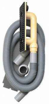 Hyde 09165 front view with 6-foot hose showing dust capture benefit