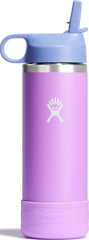 Hydro Flask front view showing anemone purple bottle and clean design for easy use