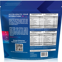 HydroMATE mixed in glass clear drink illustrating quick dissolution and refreshment