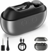 Hypoet front view of the electric nail clipper showing compact design and ease