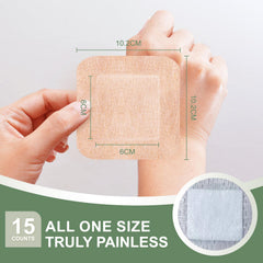 Hysimedy close-up of pad texture highlighting soft non-woven fabric for comfort