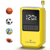 HYVOHEX front view with LED display showing preset PSI for fast inflation