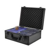 HZGXQN front view closed lockable case protecting cards