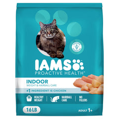 IAMS front packaging 16 lb showing product benefits and brand