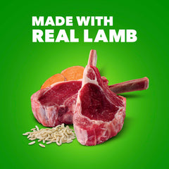 IAMS lamb served in bowl demonstrating appealing meal presentation