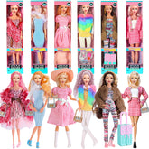 iBayda front packaging showing six boxed dolls, ready to gift