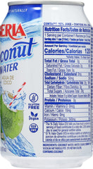 Iberia back label with nutrition facts and ingredient transparency