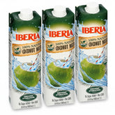 Iberia front packaging showing three 1L bottles and clear hydration benefit