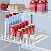 IBORING front view of fridge dispenser showing neat rows and easy access
