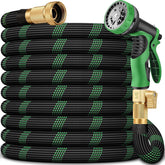 IBXFO front view of 50 ft hose showing length and lightweight handling benefit