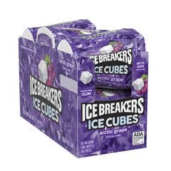 Ice Breakers close-up of cube gum pieces showing texture and flavor clarity