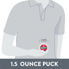 Ice Breakers tin in pocket demonstrating portable size and on-the-go convenience