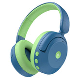 iClever BTH20 front view showing compact kid-friendly shape and protective earcups