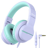 iClever HS19 front view showing kid-friendly design and safe volume