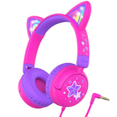 iClever HS25 front view showing cat ear design and overall product — playful appeal
