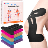 IEADEN front packaging showing ten black precut knee tapes for fast application