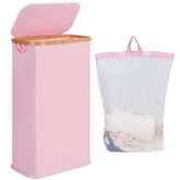 iEGrow slim hamper front view shows neat storage and saves space