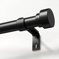 IFELS front view matte black rod showing sleek finish and modern look