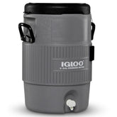 Igloo dispenser front view showing compact design and easy access