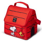 Igloo Snoopy front view showing cooler bag and branding with cheerful design benefit