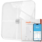 iHealth Nexus front view showing sleek platform and clear display for confident weighing