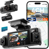 IIWEY N6 front camera on windshield showing wide road view and clear detail