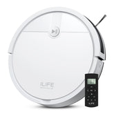 ILIFE V2 front view white showing clean design and compact footprint benefit