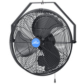 iLiving 18-inch wall fan front view showing strong airflow benefit