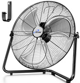 iLIVING 20-inch front view showing powerful airflow and durable design benefit