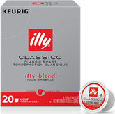 illy front packaging showing 20-count box and clear branding for quick selection