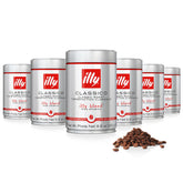 illy front packaging showing six 8.8oz cans for consistent freshness
