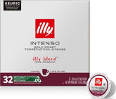 illy Intenso front packaging showing pod box and bold roast benefit