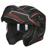 ILM Model 902 front view showing DOT-certified shell and clear visor for road safety
