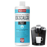 IMPRESA descaler front label showing product name and size, clear maintenance benefit