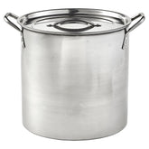 IMUSA 16 qt front view showing pot and lid for versatile large-cook benefits