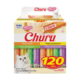 INABA front packaging showing chicken variety and bulk pack benefit