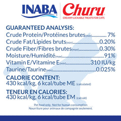 INABA creamy purée texture visible on spoon showing high‑moisture, appetizing consistency