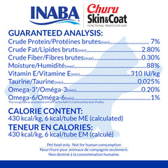 INABA Churu assortment laid out to show flavor variety