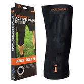 Incrediwear knee sleeve front view showing compression and support benefit