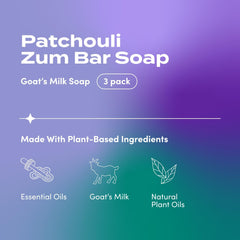 Indigo Wild Zum Bar close-up texture highlighting creamy goat milk lather benefit