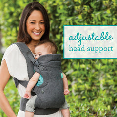 Infantino facing-out in use with baby exploring and safe support shown