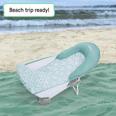 Ingenuity bather folded flat for compact storage and travel convenience
