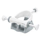 Ingenuity front view bath seat gray showing stable design and easy reach
