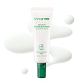 innisfree front packaging showing sunscreen serum and SPF benefit