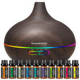 InnoGear diffuser front view dark finish showing compact design and steady scenting