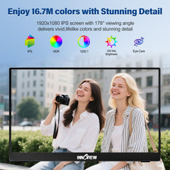 InnoView slim side profile highlighting ultra-thin portable convenience