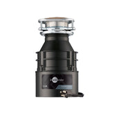 InSinkErator Badger 5 front view showing compact disposer and benefits