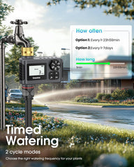 Insoma large LCD display detail for easy reading and simple programming
