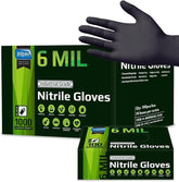 Inspire glove front packaging showing product and quantity, clear labeling benefit